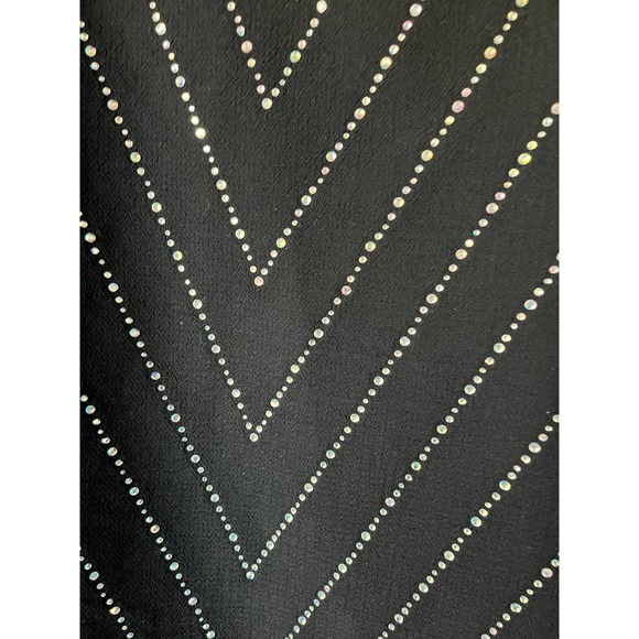 IC by Connie K V-Neck Black Sparkle Tunic - Picture 2 of 5